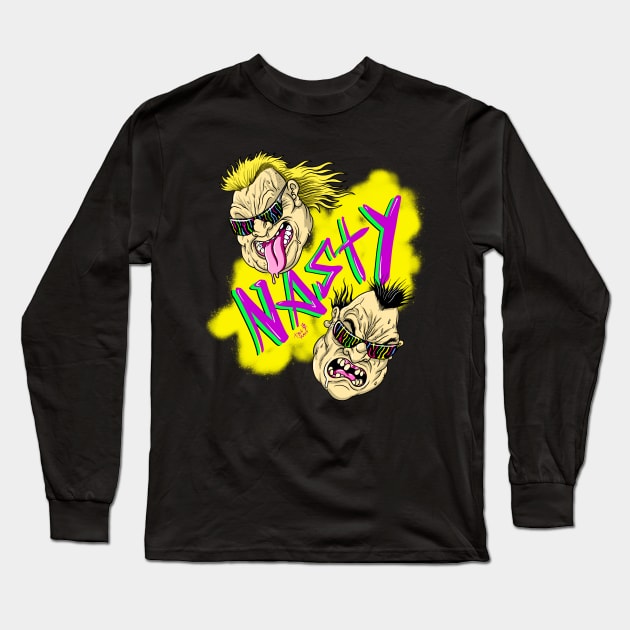 NASTY BOYS Long Sleeve T-Shirt by Brownlazer